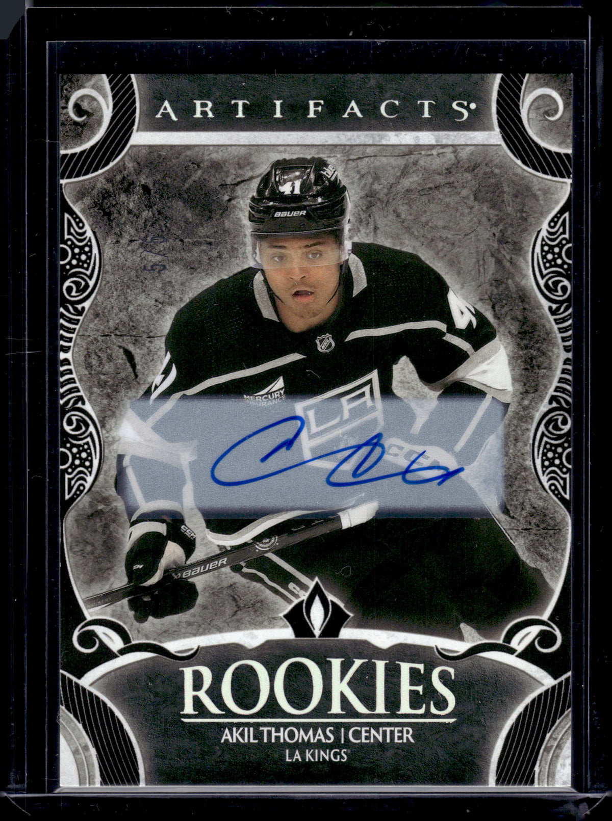 2024 Upper Deck Artifacts Rookies Akil Thomas #196 Black Auto /5