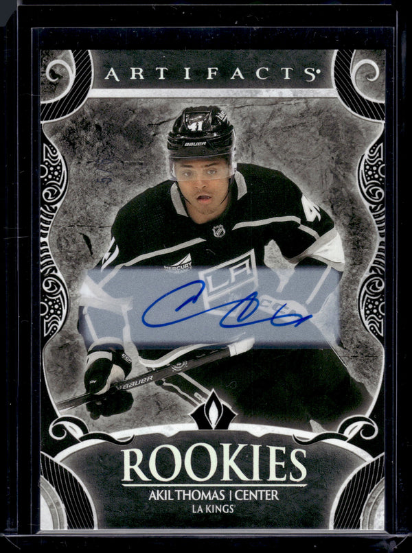 2024 Upper Deck Artifacts Rookies Akil Thomas #196 Black Auto /5
