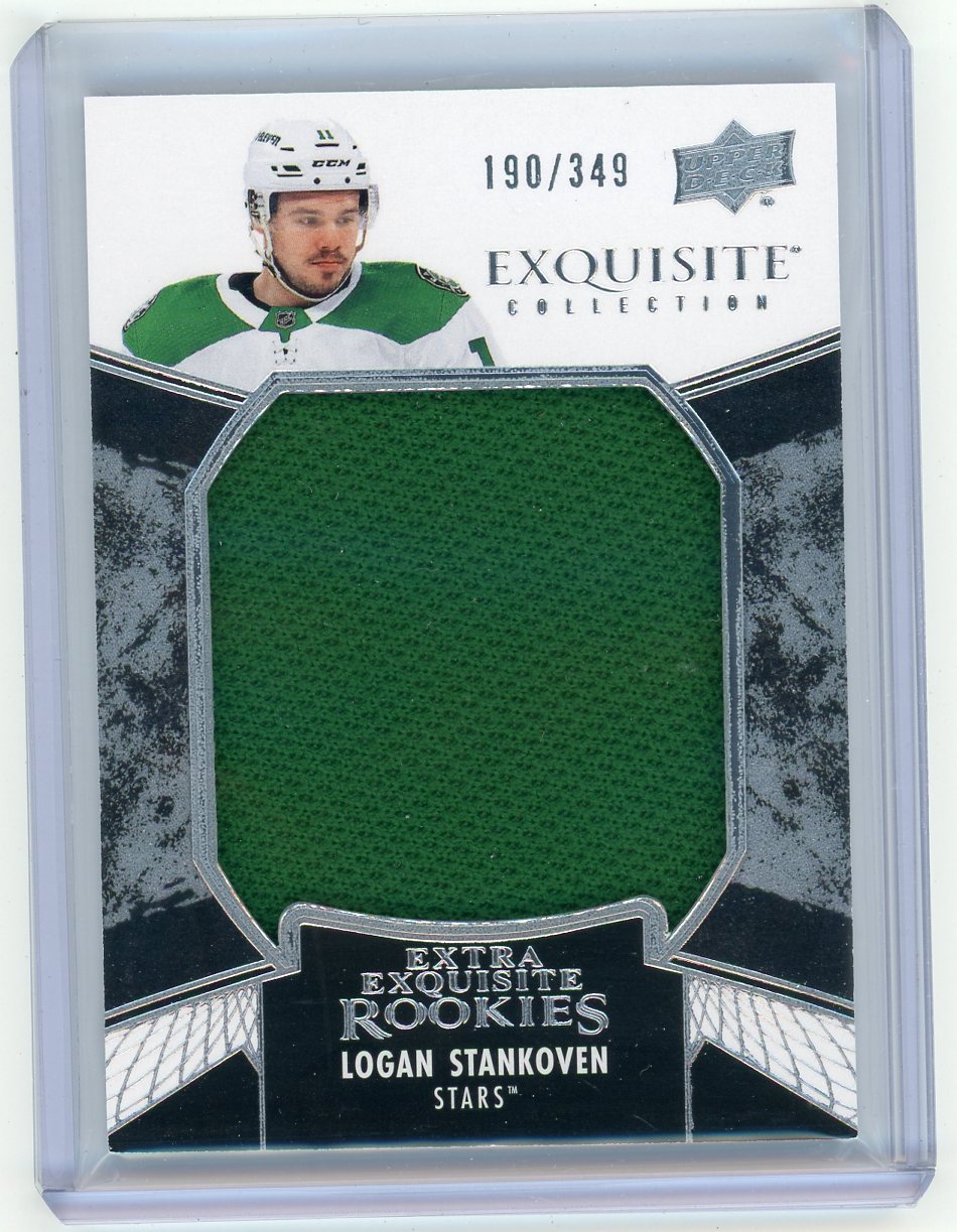 2024 Upper Deck Exquisite Collection Logan Stankoven #ECER-LS /349
