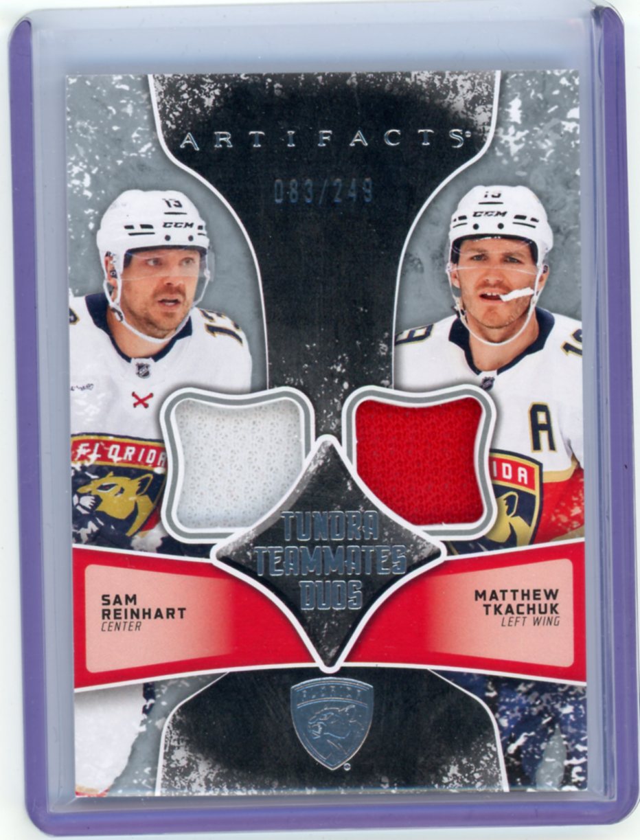 2024 Upper Deck Artifacts Sam Reinhart Matthew Tkachuk #T2-FLA /249 Dual