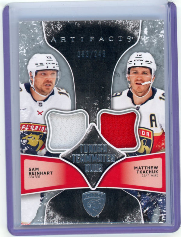 2024 Upper Deck Artifacts Sam Reinhart Matthew Tkachuk #T2-FLA /249 Dual