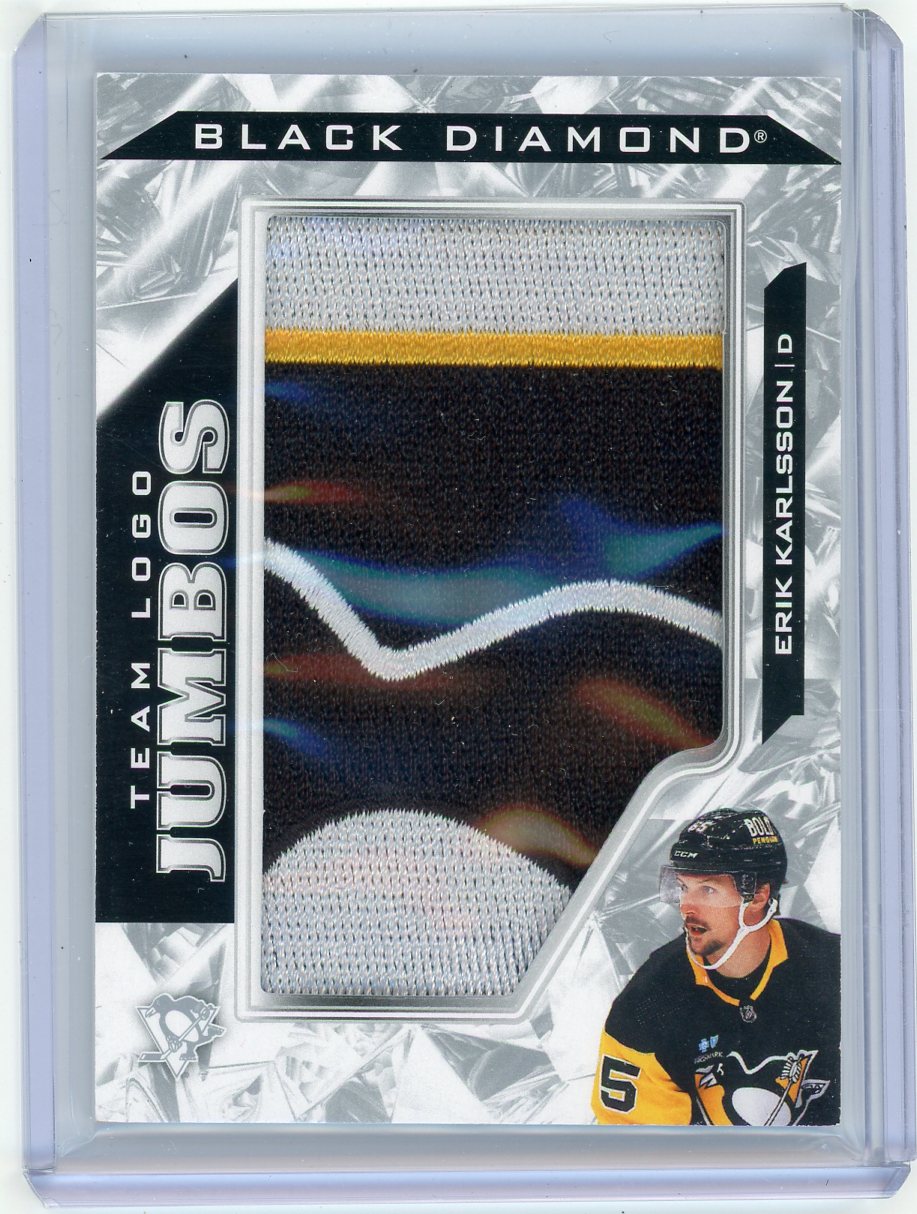 2024 Upper Deck Black Diamond Hockey Erik Karlsson #TL-EK Patch