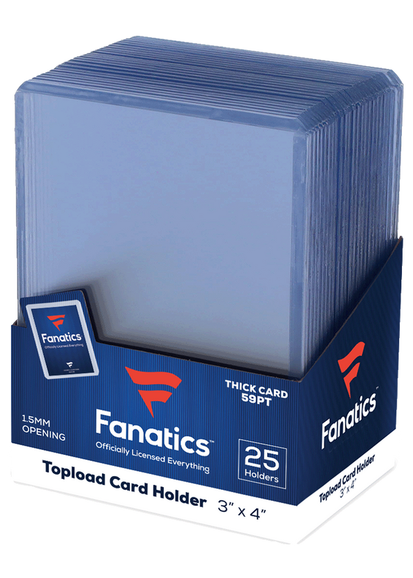 Fanatics 59pt 3x4 Top Loaders (25 Count)