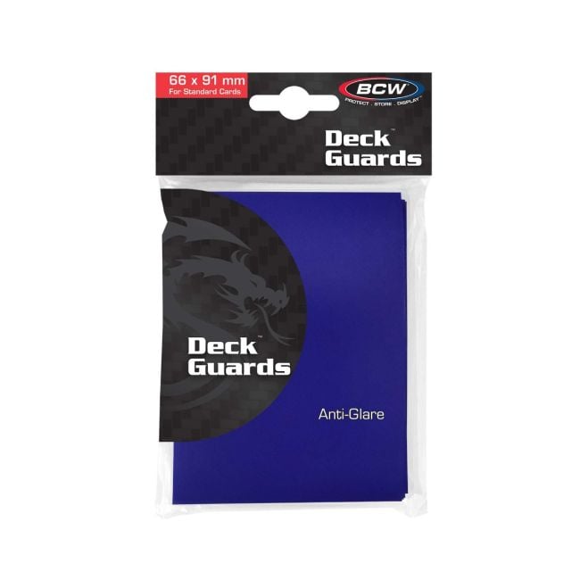 BCW Deck Guard Double Matte Sleeves - Blue