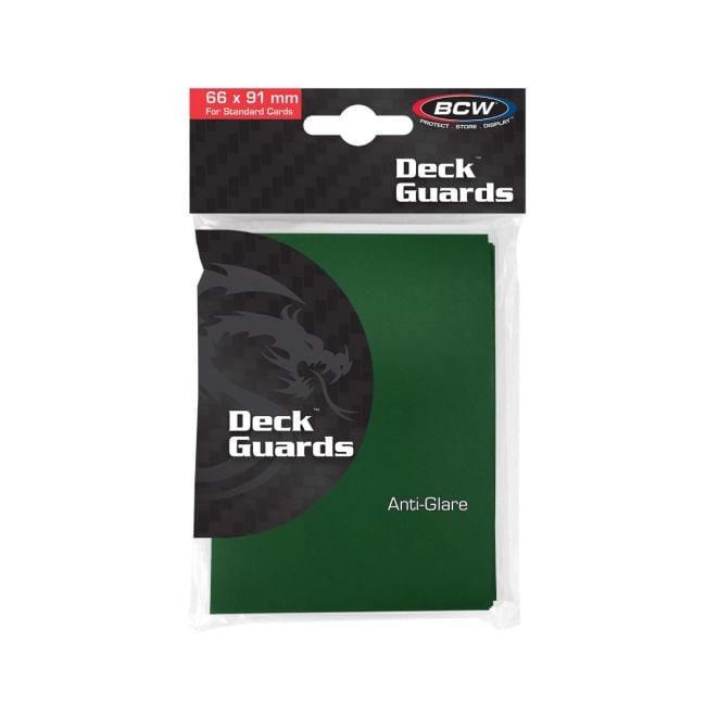 BCW Deck Guard Double Matte Sleeves - Green