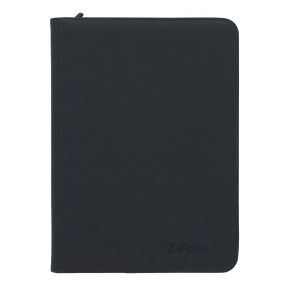 BCW Z-Folio 9-Pocket Zipper Binder - Black (360 Cards)