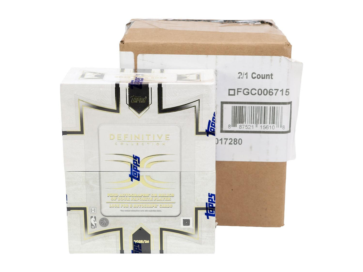 2025-26 Topps Definitive Collection Basketball Hobby 2-Box Case