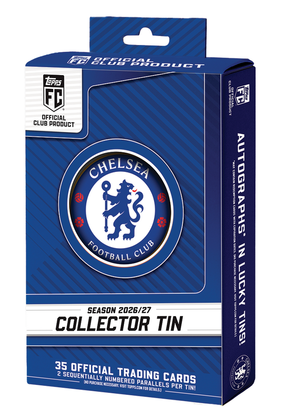 2026-27 Topps Chelsea FC Soccer Collector Tin