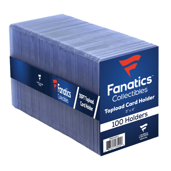 Fanatics 35pt 3x4 Top Loaders (100 Count)