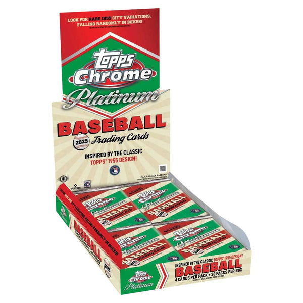 2025 Topps Chrome Platinum Anniversary Baseball Hobby Box - PREORDER