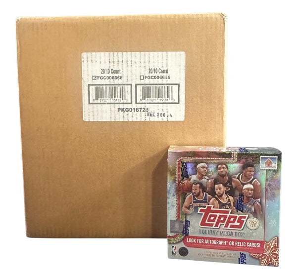 2025-26 Topps Holiday Basketball Mega 20-Box Case