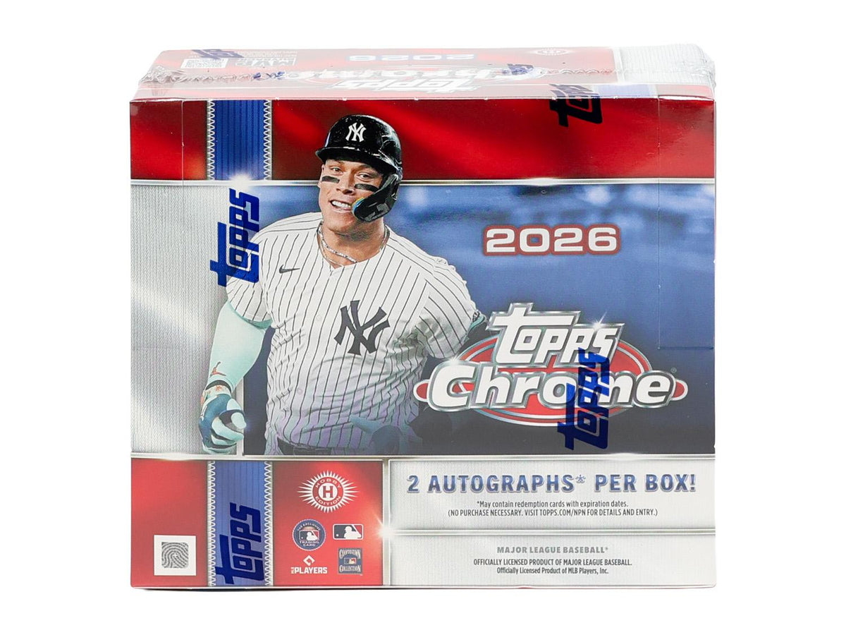 2026 Topps Chrome Baseball Hobby Jumbo Box