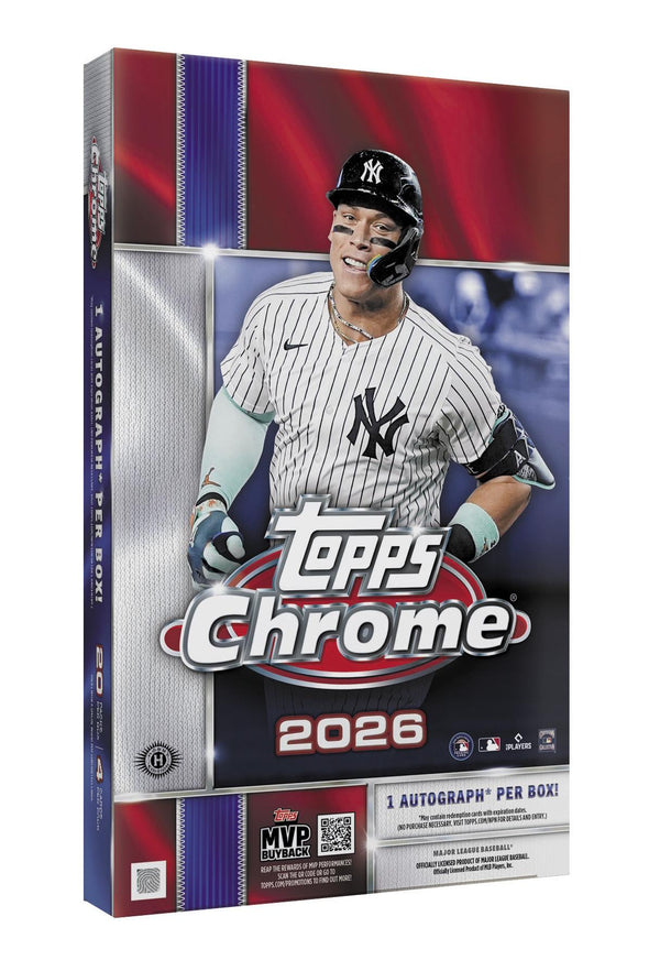 2026 Topps Chrome Baseball Hobby Box - Pre Order