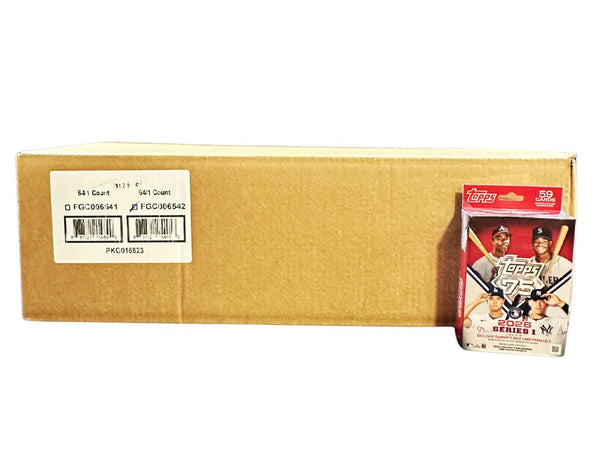 2026 Topps Series 1 Baseball Hanger 64-Box Case