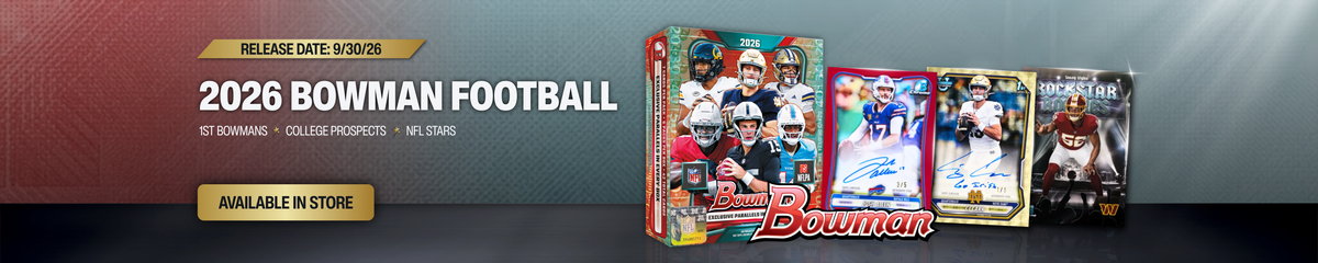 2026 Bowman Football Hobby Jumbo Box, available for pre-order
