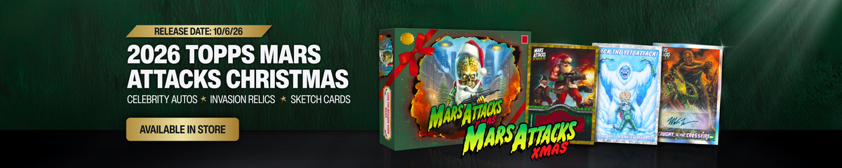 2026 Topps Mars Attacks Christmas Hobby Box, available for pre-order