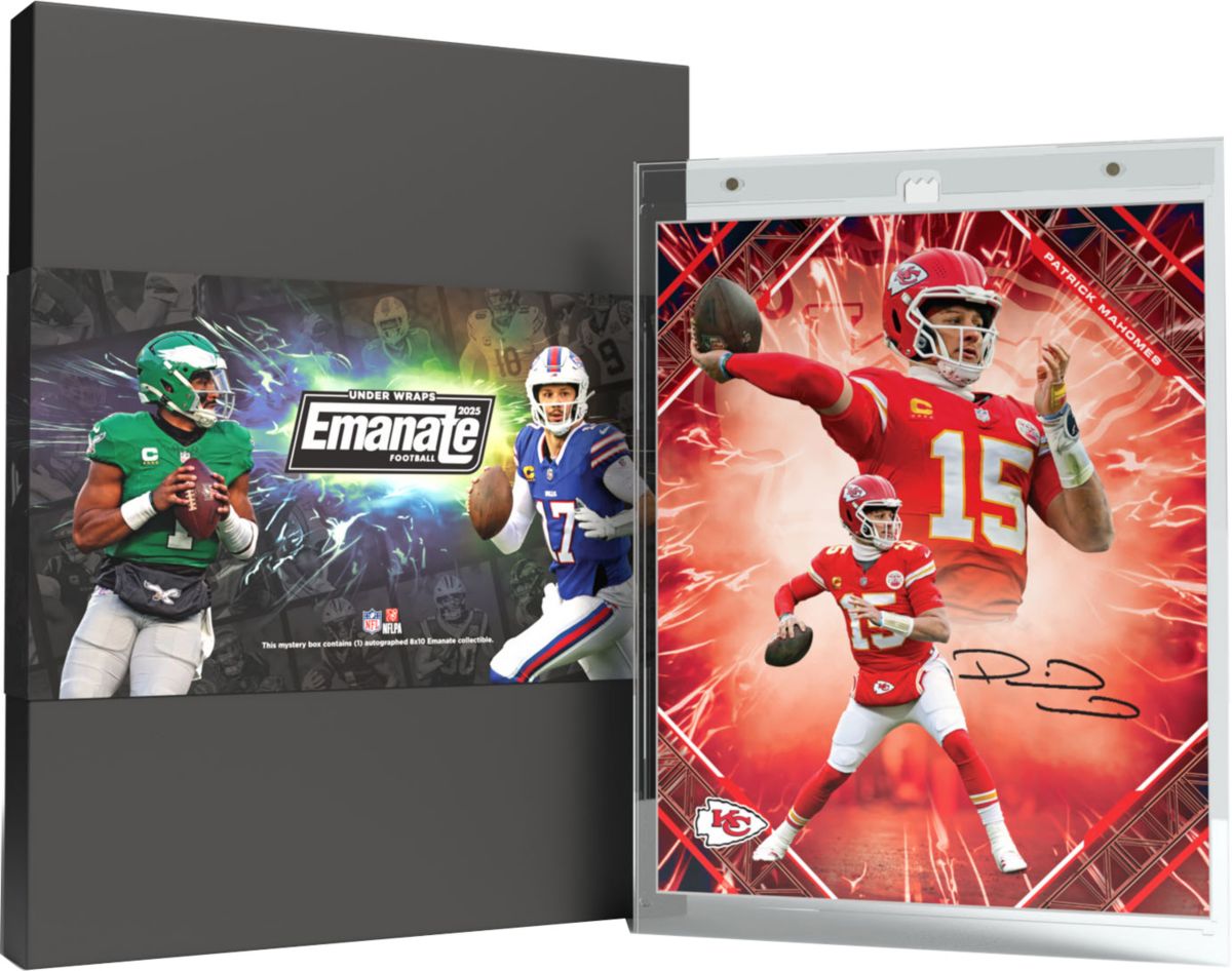NFL 2025 Under Wraps Autographed Emanate Football Mystery Box