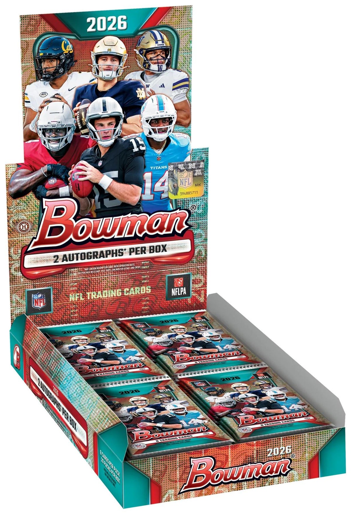 2026 Bowman Football Hobby Box