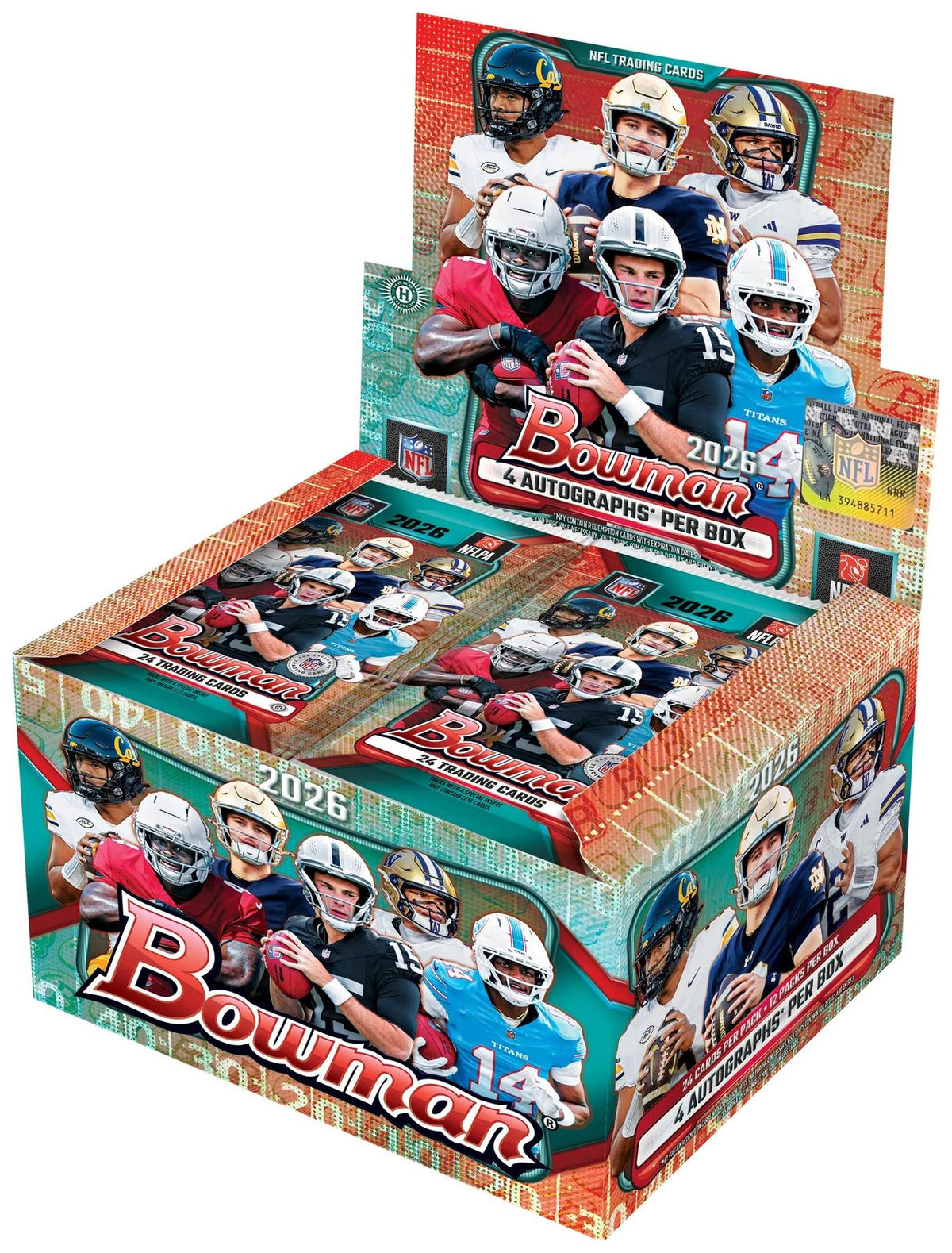 2026 Bowman Football Hobby Jumbo Box