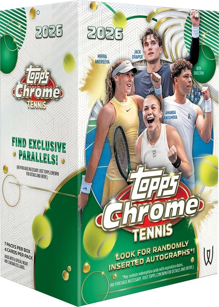 2026 Topps Chrome Tennis Blaster Box