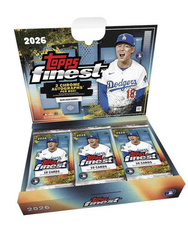 2026 Topps Finest Baseball Hobby Box - Pre Order