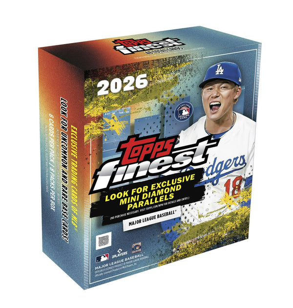 2026 Topps Finest Baseball Mega Box - Pre Order