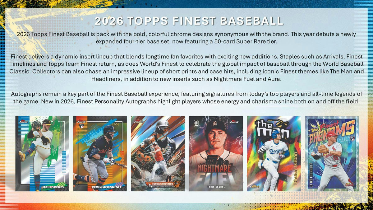 2026 Topps Finest Baseball card