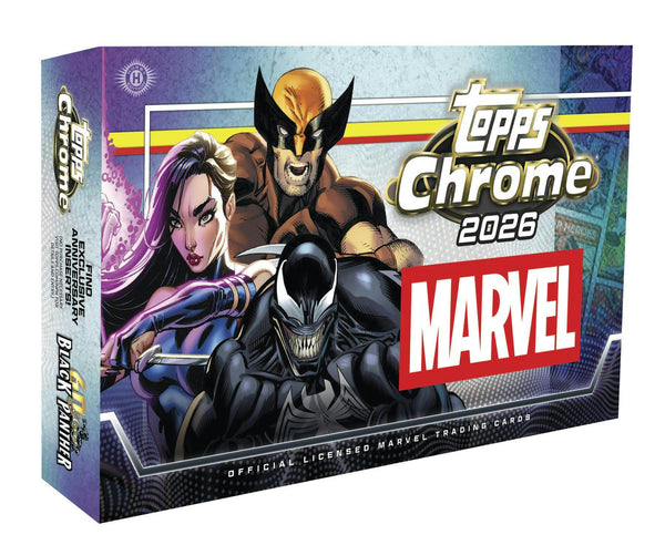 2026 Topps Marvel Comics Chrome Hobby Box - Pre Order