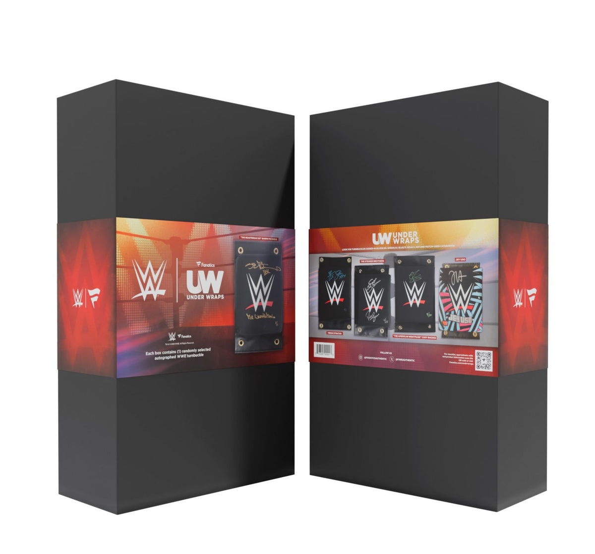 2026 Fanatics Under Wraps WWE Autographed Turnbuckle Pad Box