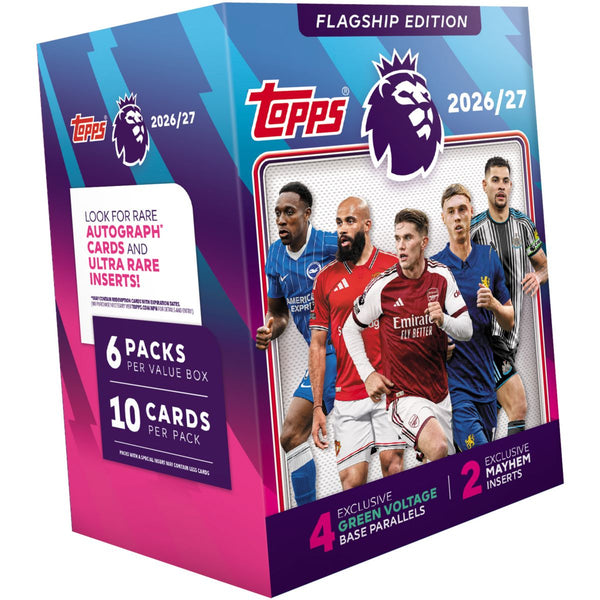 2026-27 Topps Premier League Flagship Soccer Value Box