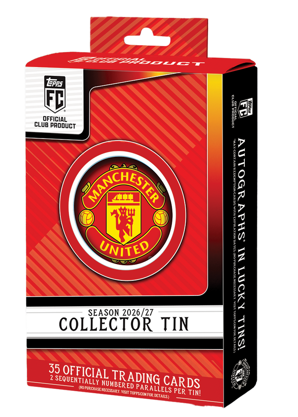 2026-27 Topps Manchester United Soccer Collector Tin
