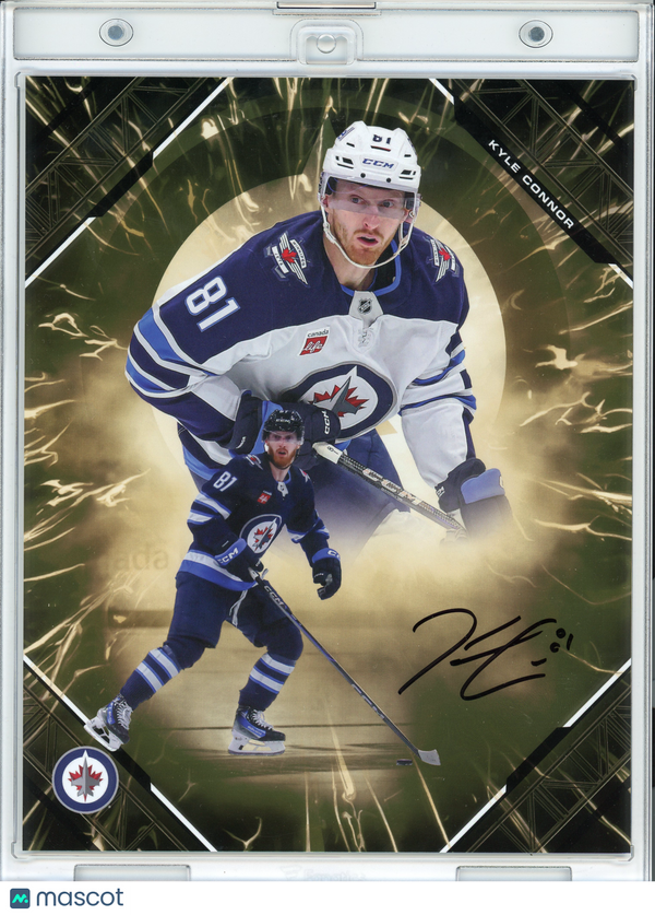 2026 HL-BC05 Kyle Connor Winnipeg Signed NHL Fanatics Under Wraps Emanate /50