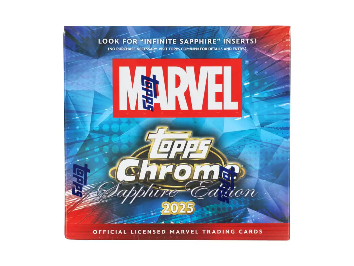 2025 Topps Marvel Chrome Sapphire Hobby Box