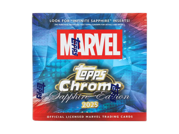2025 Topps Marvel Chrome Sapphire Hobby Box