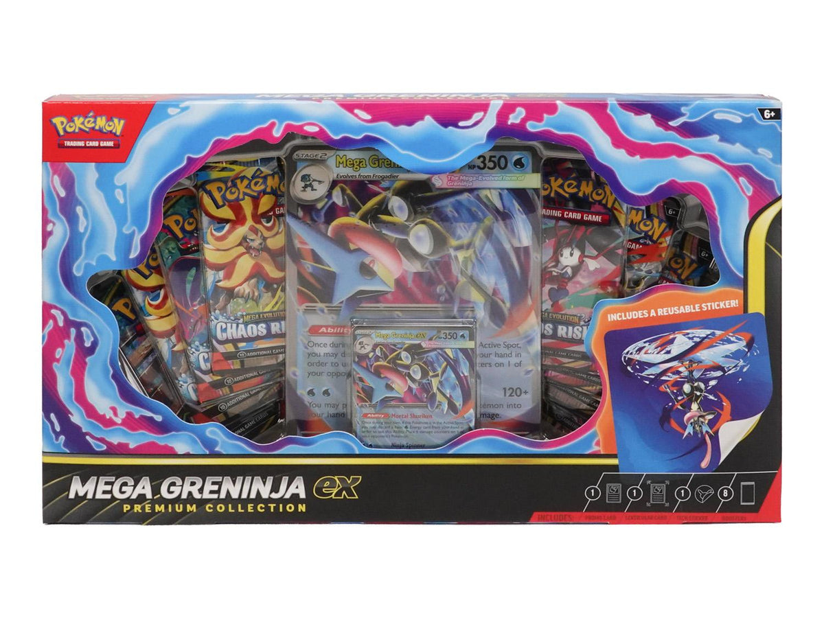 Pokemon Mega Greninja ex Premium Collection Box