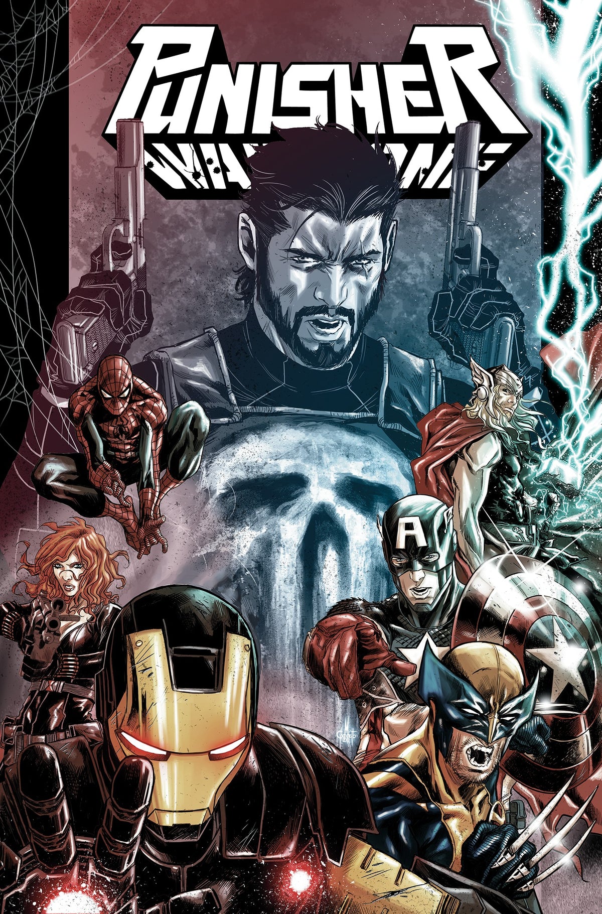 Punisher: Enter the War Zone Omnibus HC – Marco Checchetto Cover