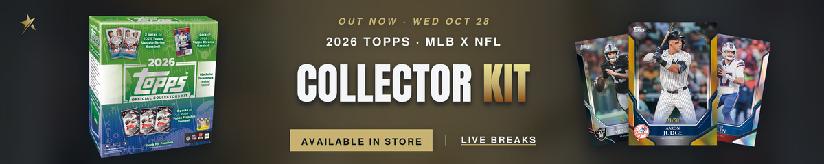 2026 Topps Collector Kits MLB x NFL — in store now at Headline