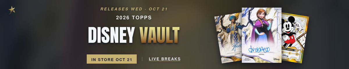 2026 Topps Disney Vault — in store Oct 21 at Headline