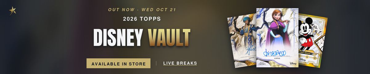 2026 Topps Disney Vault — in store now at Headline