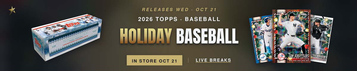 2026 Topps Holiday Baseball — in store Oct 21 at Headline