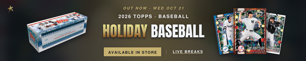2026 Topps Holiday Baseball — in store now at Headline