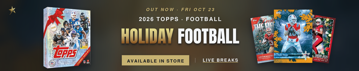 2026 Topps Holiday Football — in store now at Headline