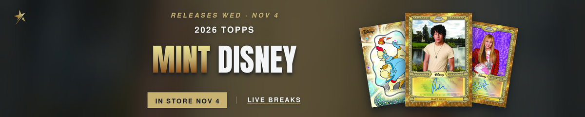 2026 Topps Mint Disney — in store Nov 4 at Headline