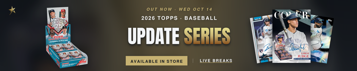 2026 Topps Update Series Baseball — in store now at Headline