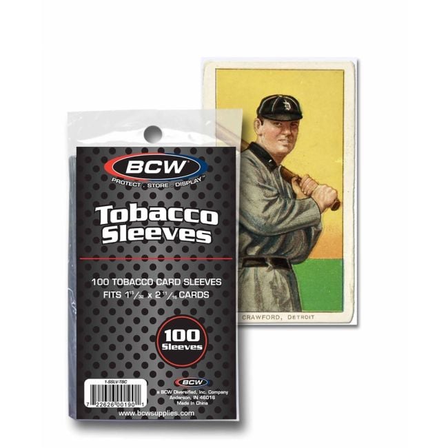 BCW Tobacco Card Sleeves 100ct Pack