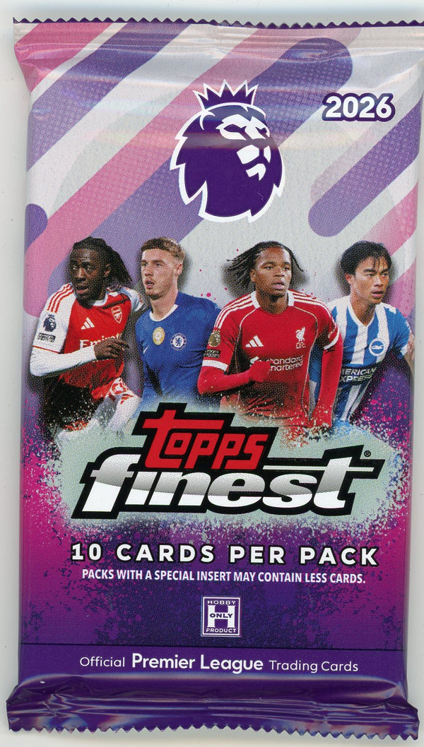 2025-26 Topps Finest Premier League EPL Soccer Hobby Pack
