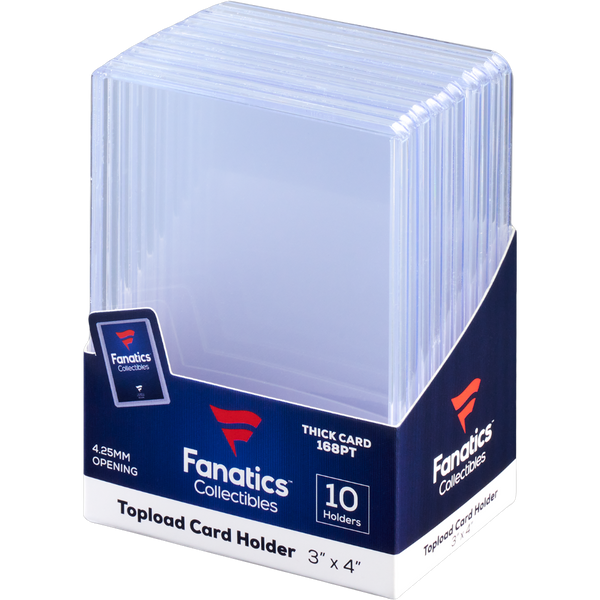 Fanatics 168pt 3x4 Top Loaders (10 Count)