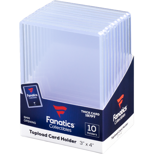 Fanatics 197pt 3x4 Top Loaders (10 Count)
