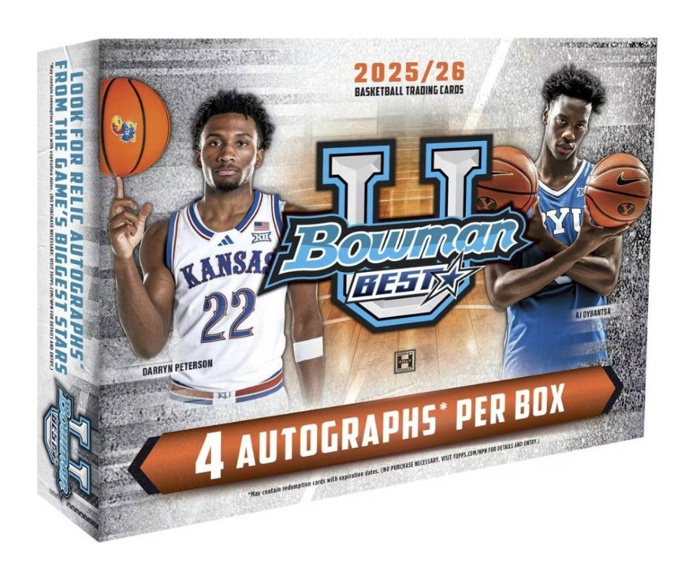 2025-26 Bowman University Best Basketball Hobby Case