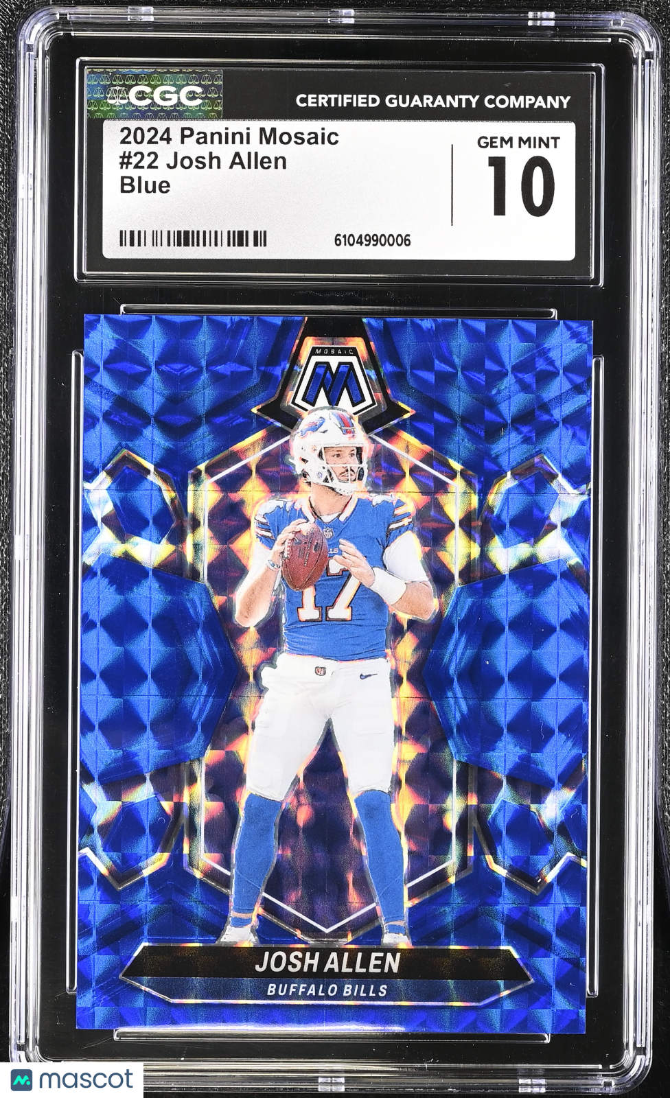 2024 Panini Mosaic Josh Allen #22 Blue CGC 10